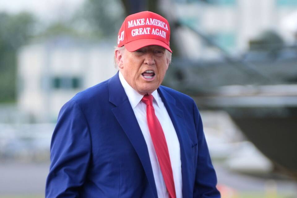 US-Präsident Trump unterwegs