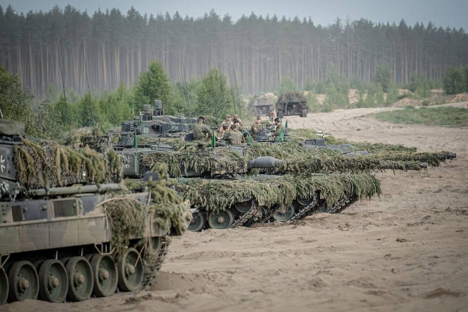Panzer bei Nato-Übung Quadriga 2024
