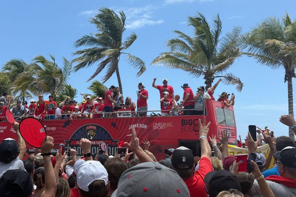 Siegesparade der Florida Panthers Siegesparade der Florida Panthers