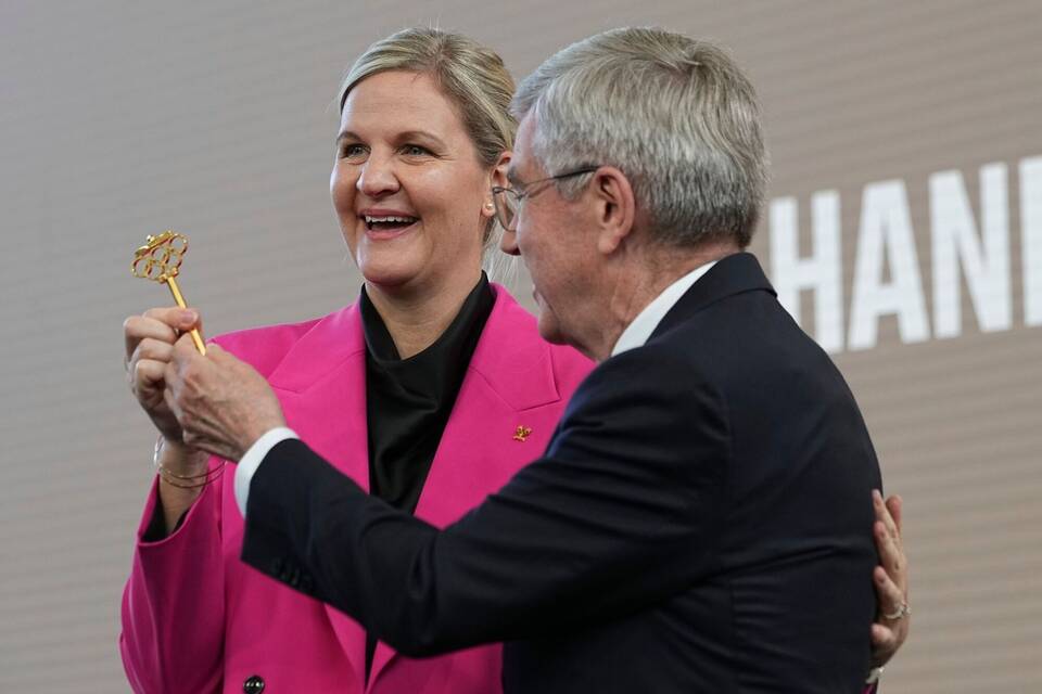 Übergabezeremonie der IOC-Präsidentschaft Übergabezeremonie der IOC-Präsidentschaft