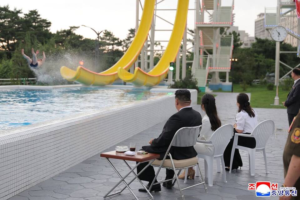 Machthaber Kim Jong Un eröffnet Touristengebiet Wonsan Kalma Machthaber Kim Jong Un eröffnet Touristengebiet Wonsan Kalma
