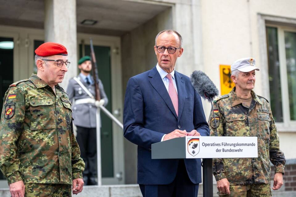 Kanzler Merz bei der Bundeswehr Kanzler Merz bei der Bundeswehr