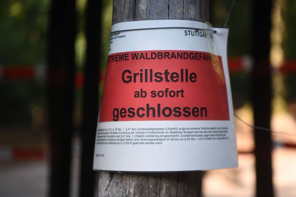 Grillverbot im Stuttgarter Wald