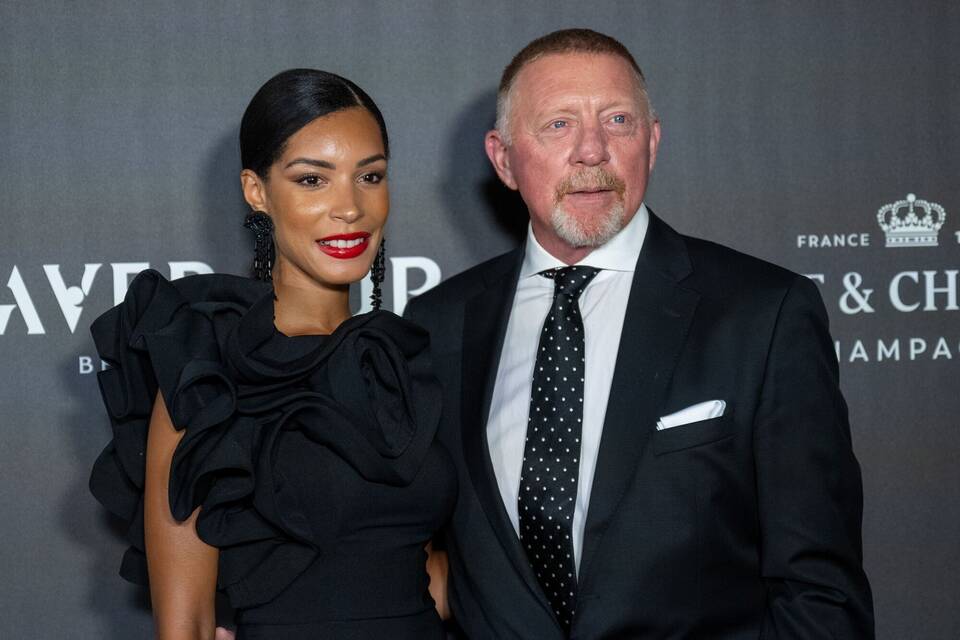 Boris Becker mit Frau