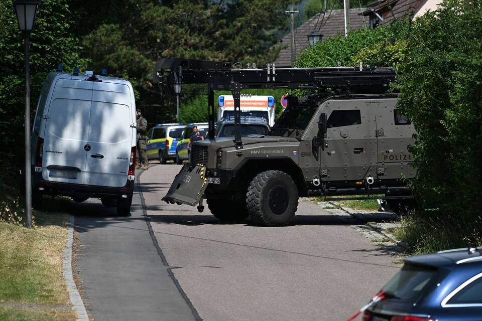 Größerer Polizeieinsatz in Rosengarten Größerer Polizeieinsatz in Rosengarten
