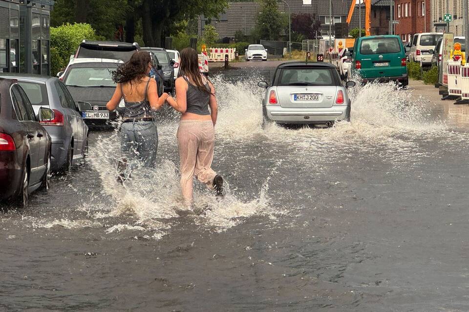 Unwetter im Emsland