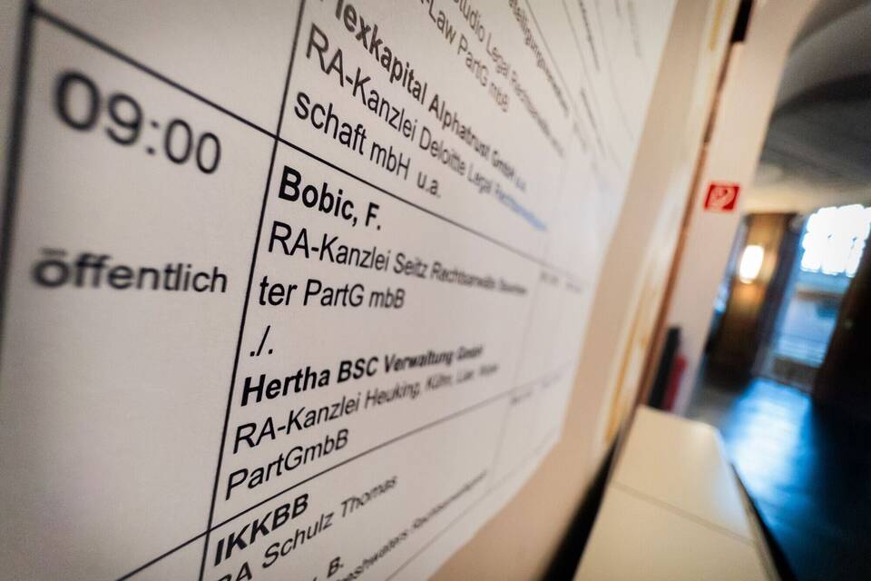 Rechtsstreit zwischen Hertha und Ex-Geschäftsführer Bobic