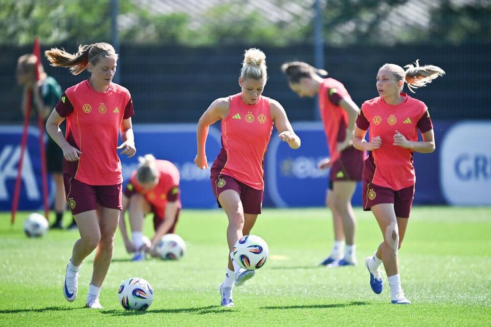 Frauenfußball EM - Training Deutschland