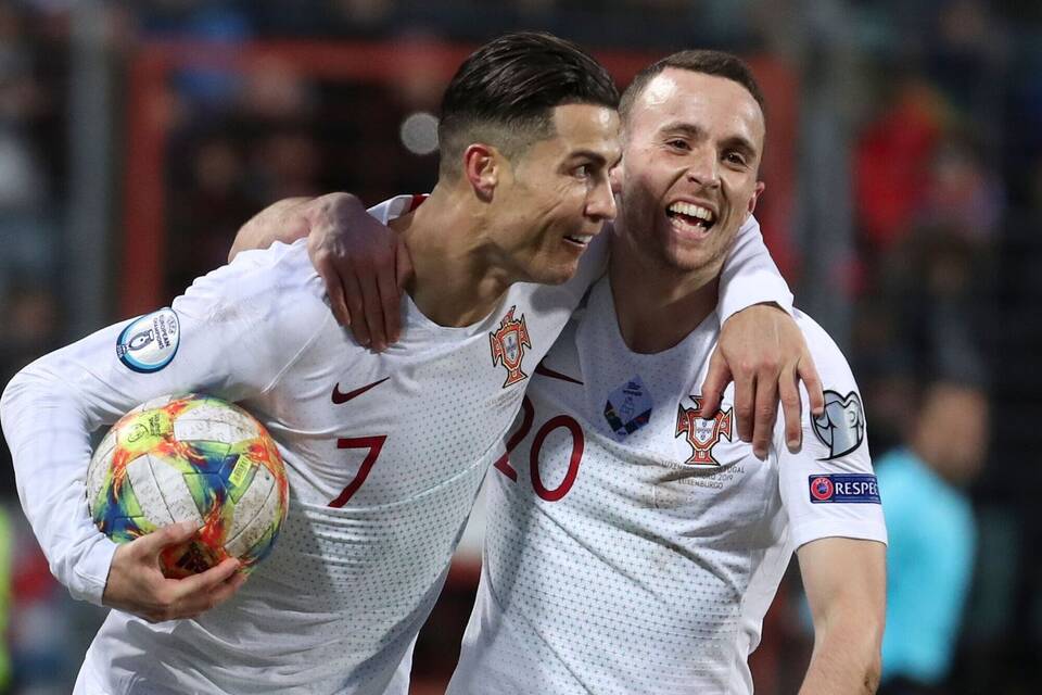Cristiano Ronaldo und Diogo Jota