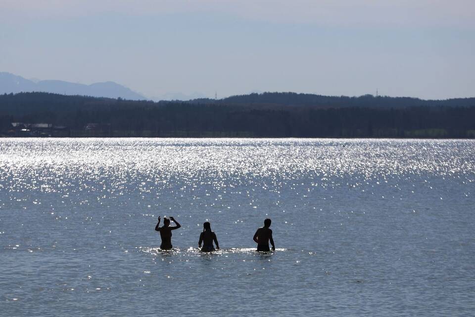 Baden im  Starnberger See