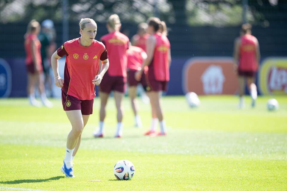Frauenfußball EM - Training Deutschland