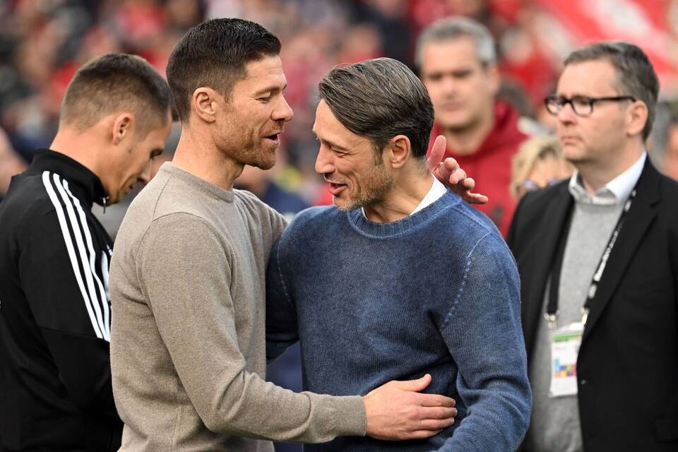 Xabi Alonso (l) und Niko Kovac (r)