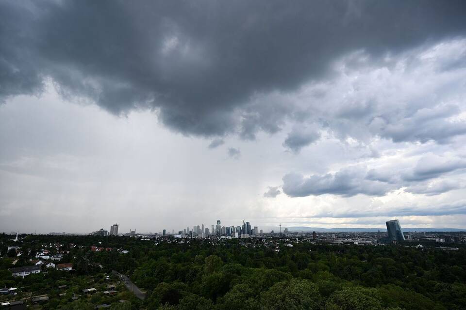 Regenwetter in Frankfurt am Main Regenwetter in Frankfurt am Main