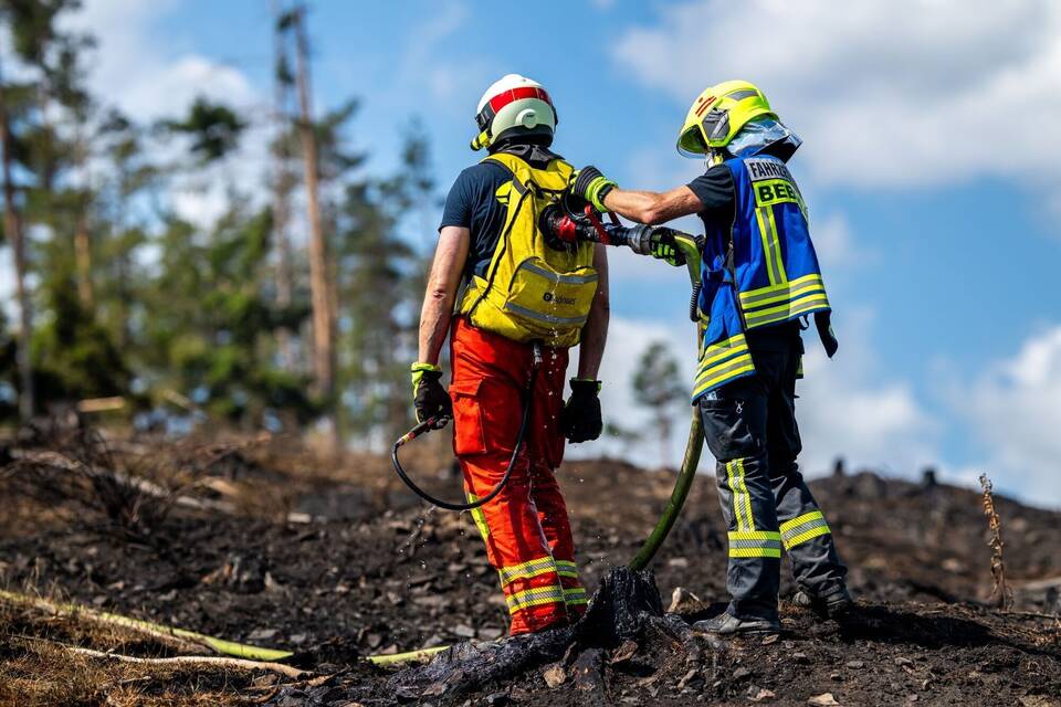 Waldbrand in Thüringen Waldbrand in Thüringen