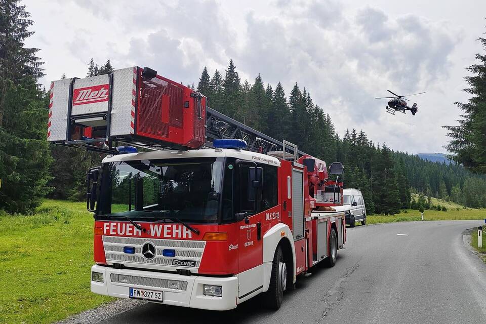 Absturz eines Kleinflugzeugs in Österreich