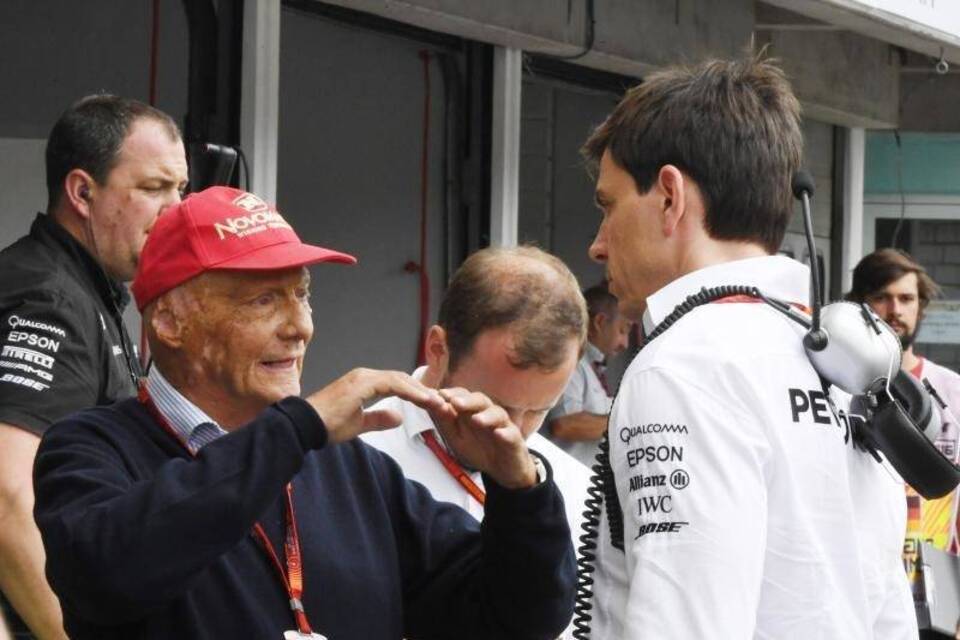 Toto Wolff und Niki Lauda