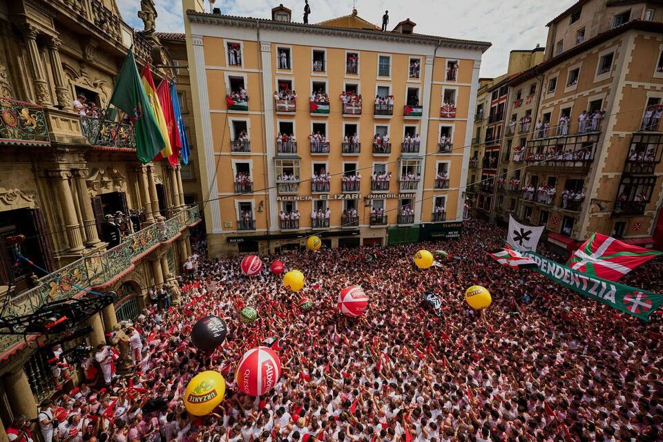 «Sanfermines»-Fest in Spanien «Sanfermines»-Fest in Spanien