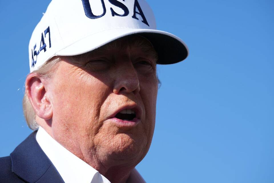 US-Präsident Trump unterwegs