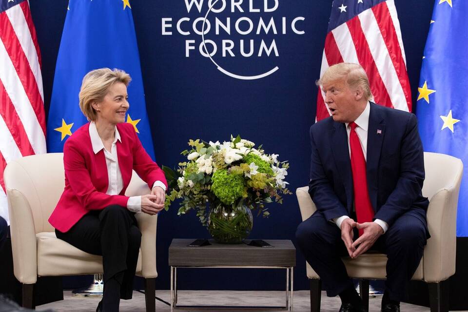 Von der Leyen und Trump