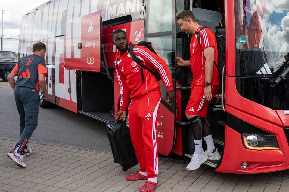 Fußball: Club-WM, Rückreise FC Bayern München