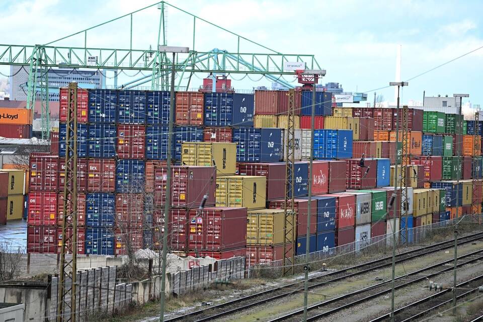 Container im Hafen
