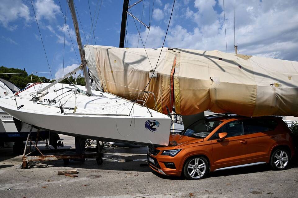 Unwetter in Kroatien