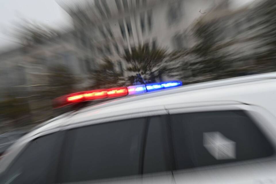 China - Blaulicht auf einem Polizeiwagen China - Blaulicht auf einem Polizeiwagen
