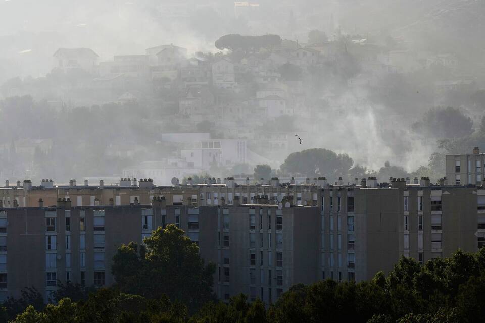 Flächenbrand in Frankreich Flächenbrand in Frankreich