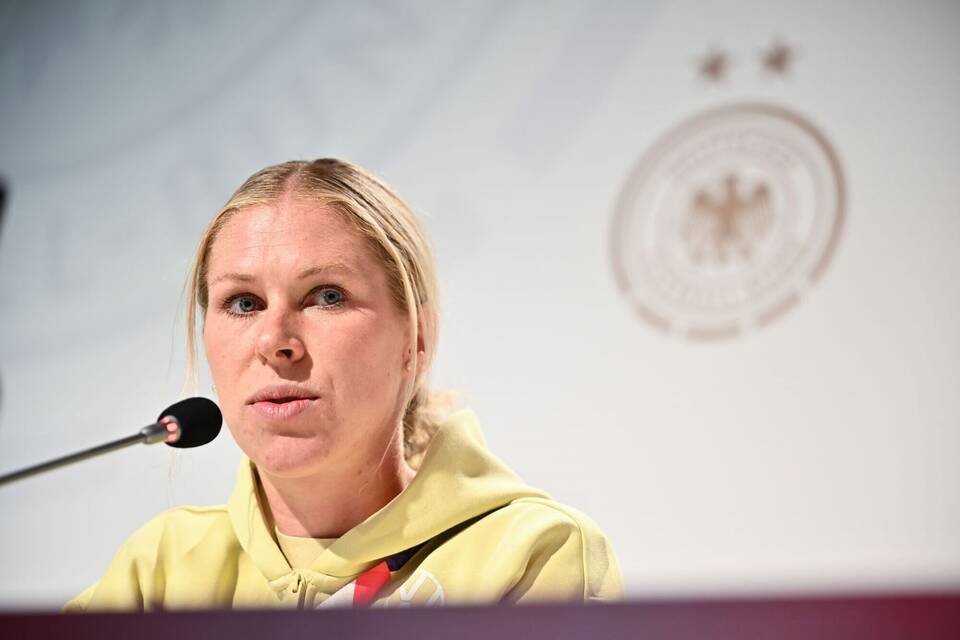 Frauenfußball-EM - Pressekonferenz Deutschland