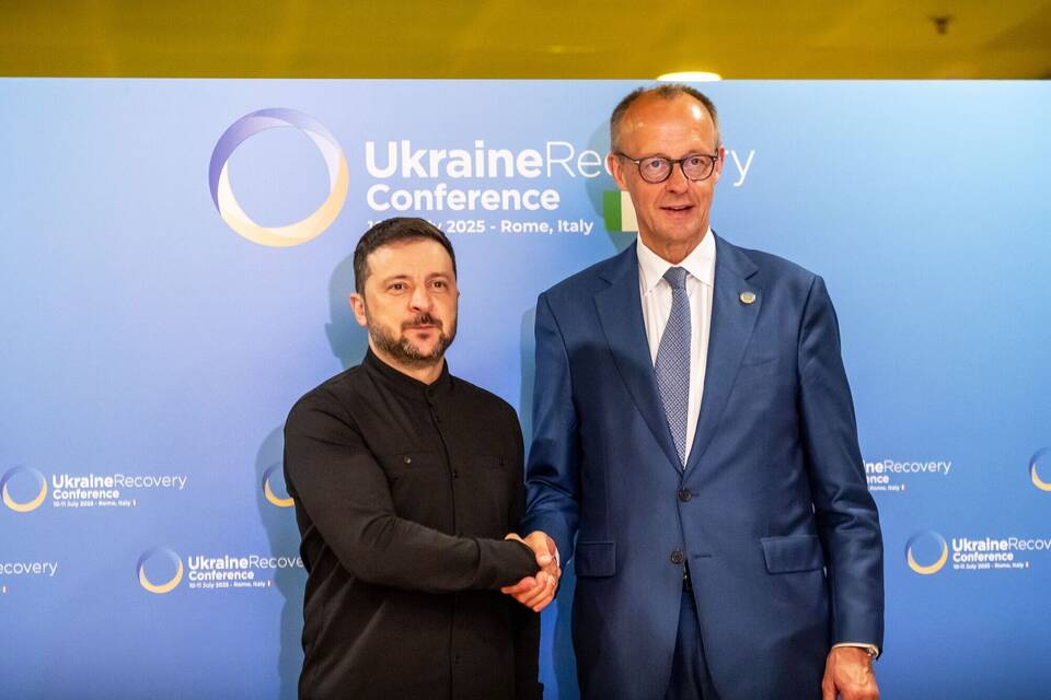 Wiederaufbaukonferenz für die Ukraine in Rom