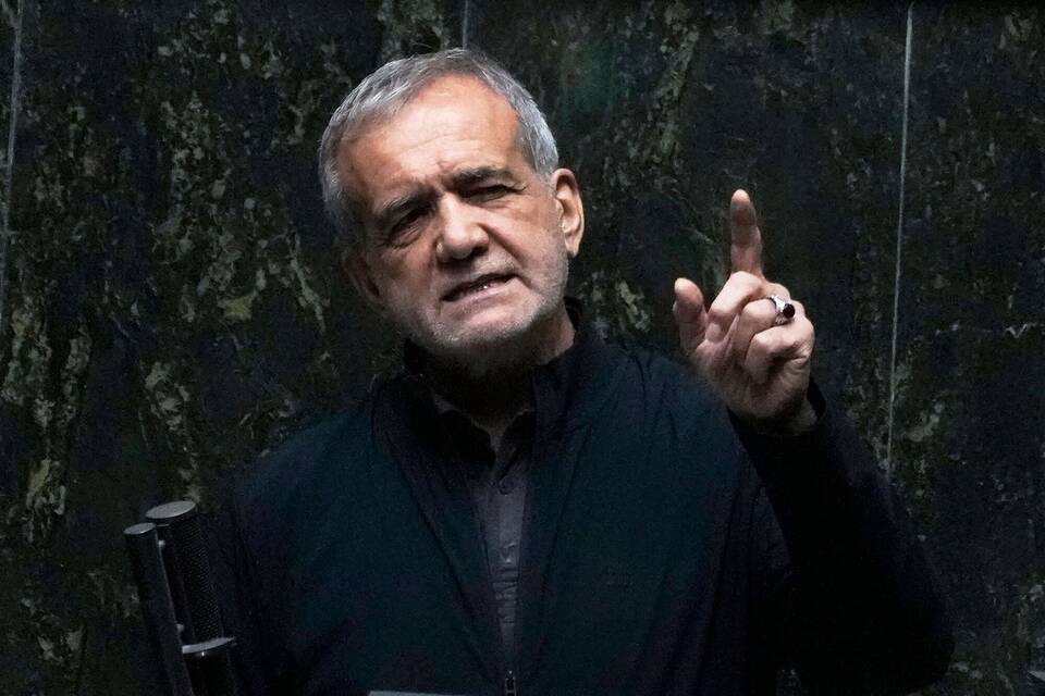 Irans Präsident Peseschkian Irans Präsident Peseschkian