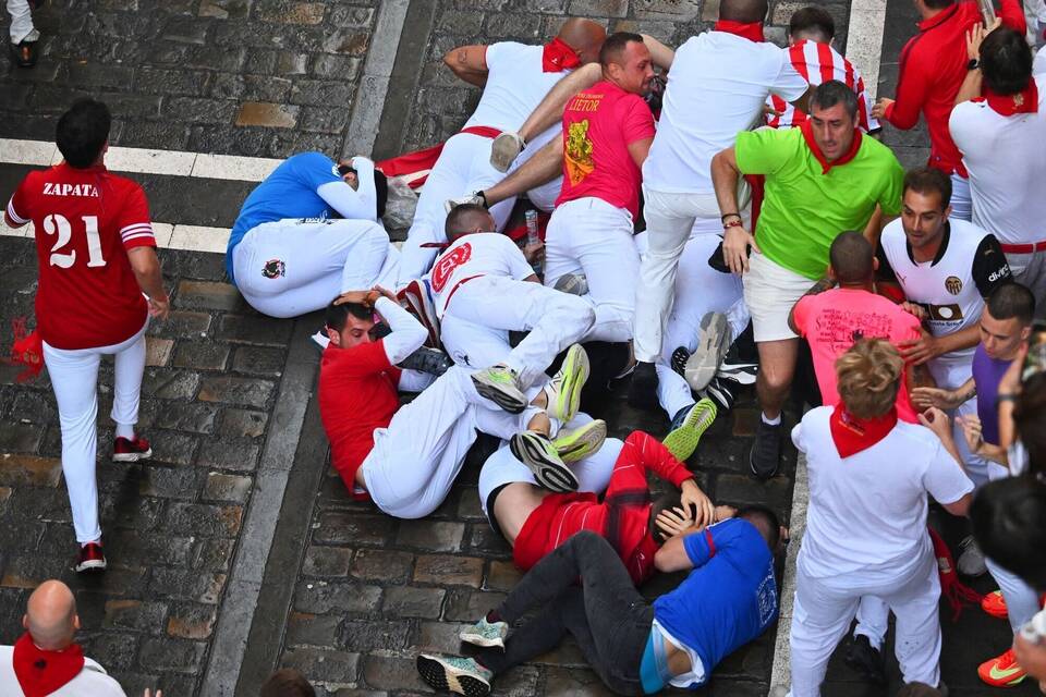 Stierlauf in Pamplona Stierlauf in Pamplona