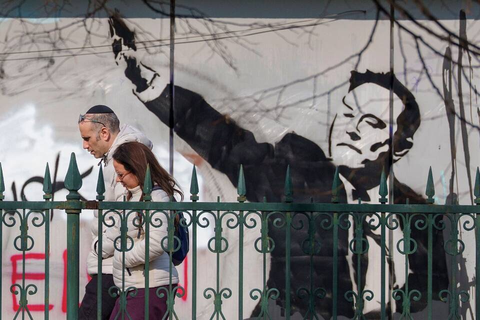Elon-Musk-Graffito in Bukarest