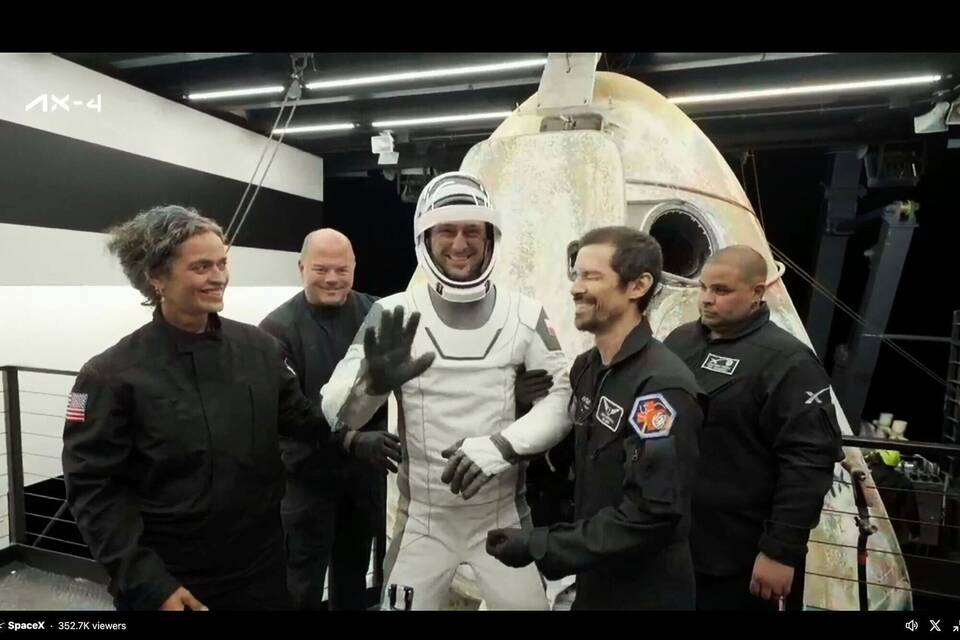 Private Astronautenmission von ISS zurück auf der Erde Private Astronautenmission von ISS zurück auf der Erde