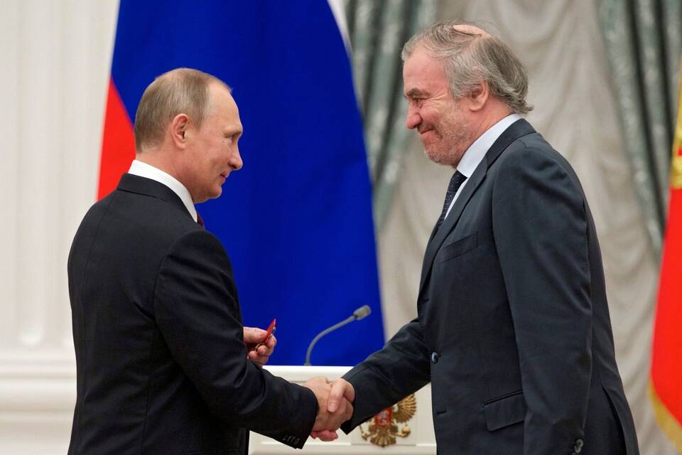 Dirigent Waleri Gergijew und Präsident Wladimir Putin Dirigent Waleri Gergijew und Präsident Wladimir Putin