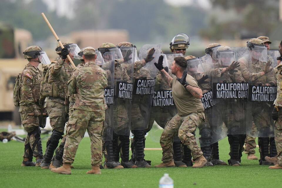 Militärübung in Los Angeles Militärübung in Los Angeles