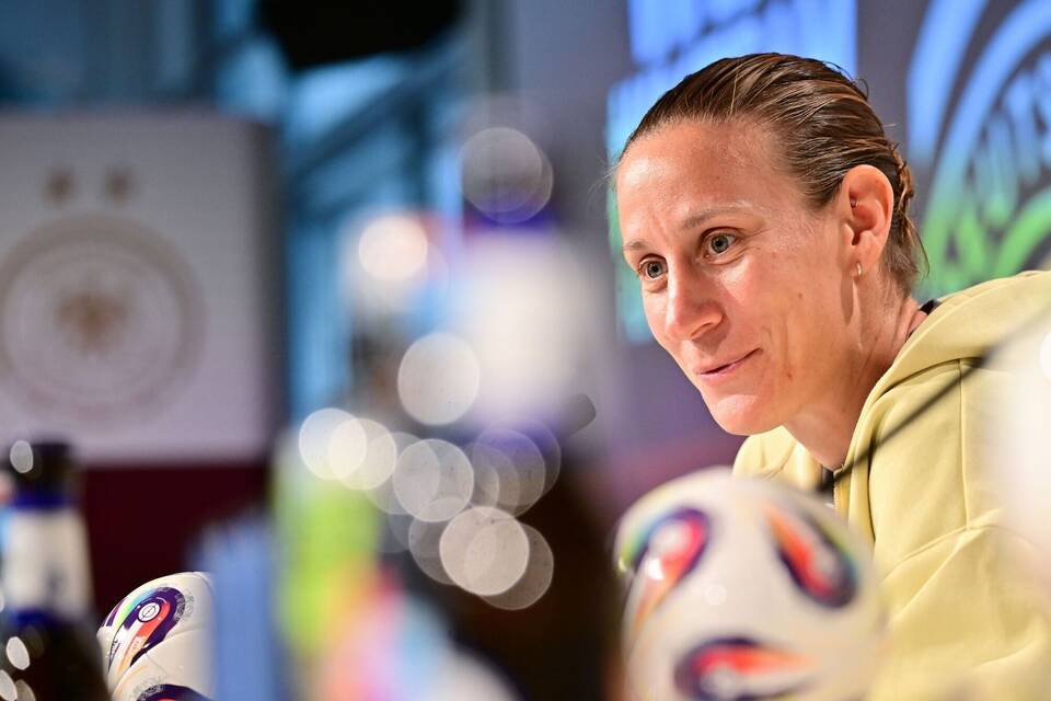 Frauenfußball-EM - Pressekonferenz Deutschland