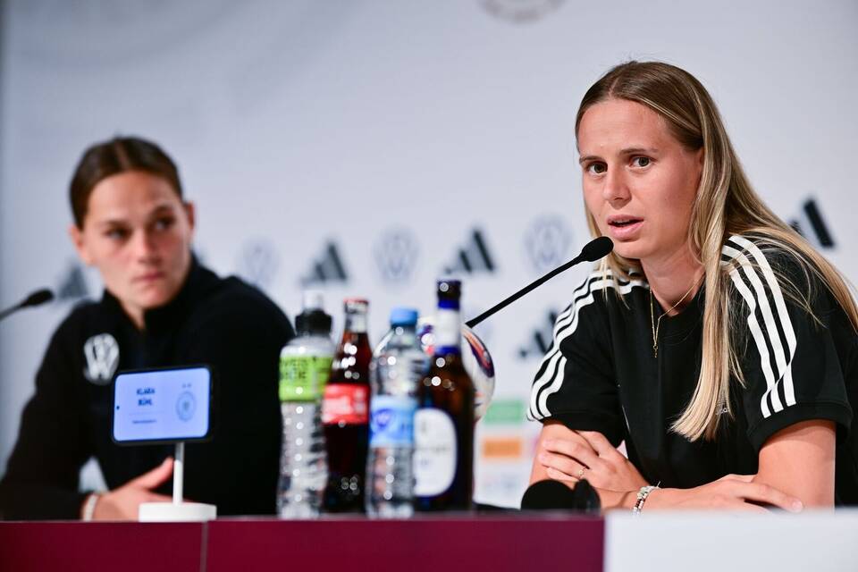 Frauenfußball-EM - Pressekonferenz Deutschland