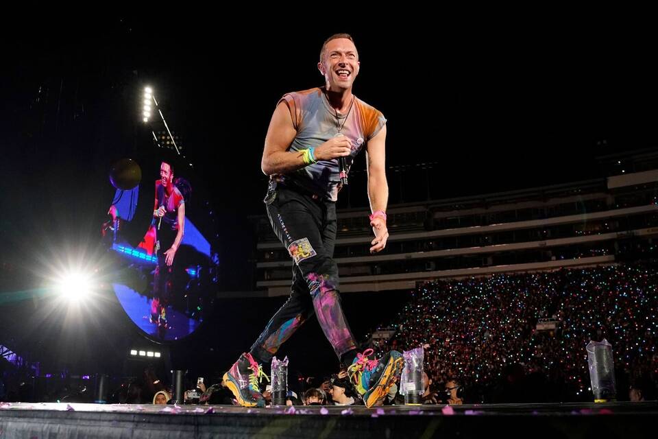 Coldplay Auftritt in Pasadena