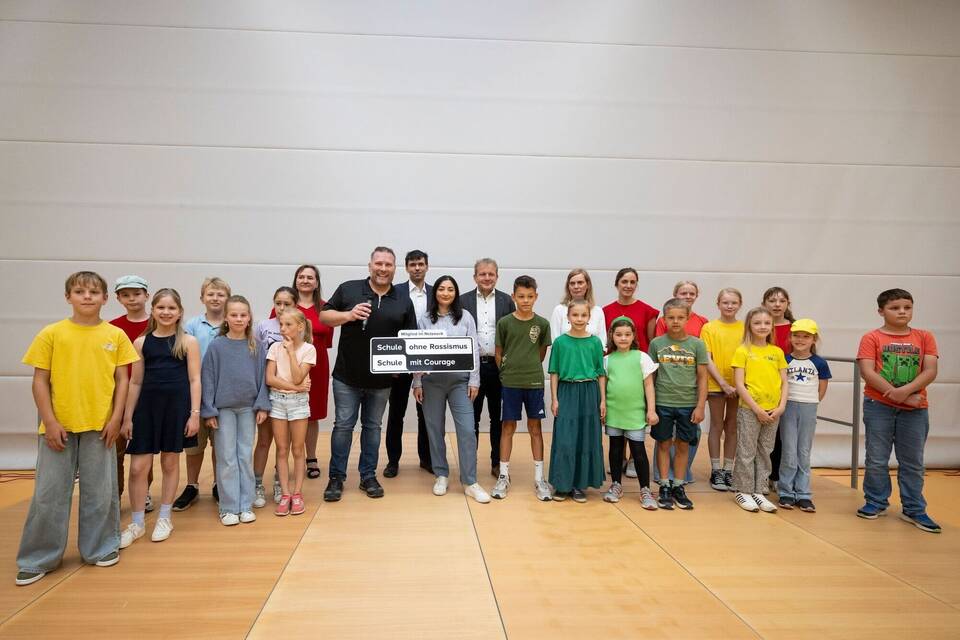Auszeichnung «Schule ohne Rassismus - Schule mit Courage»