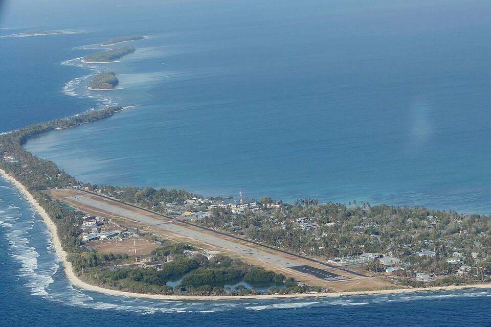 Hauptinsel des Inselstaates Tuvalu Hauptinsel des Inselstaates Tuvalu