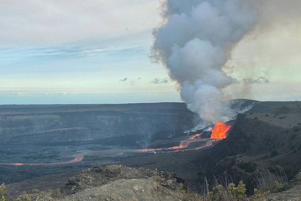 Vulkan Kilauea auf Hawaii Vulkan Kilauea auf Hawaii