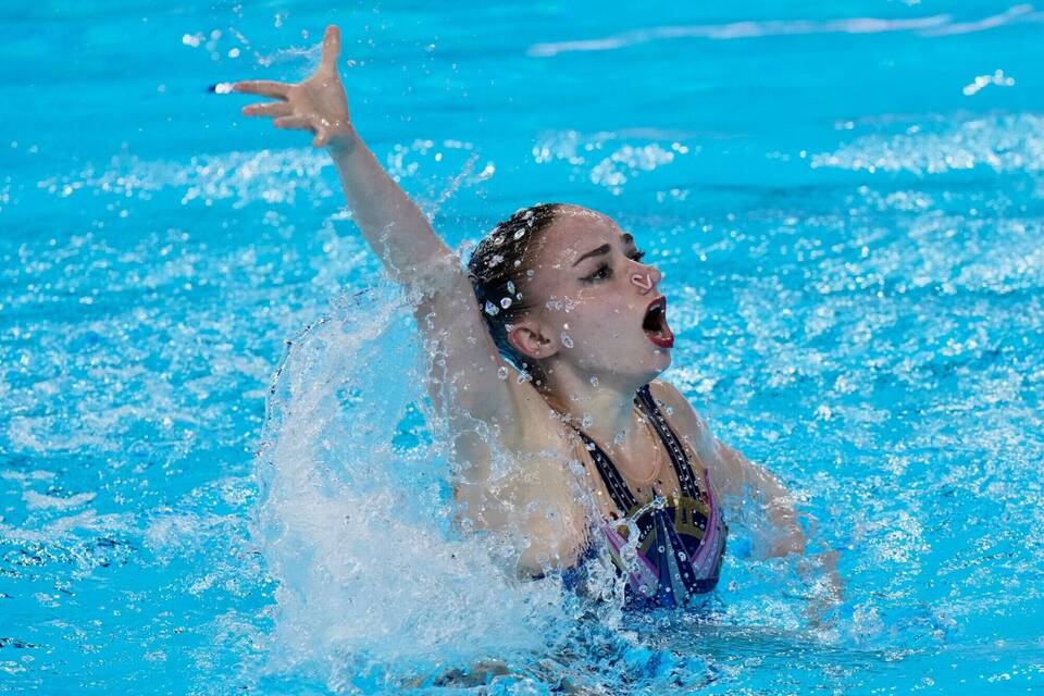 Schwimm-WM in Singapur - Synchronschwimmen