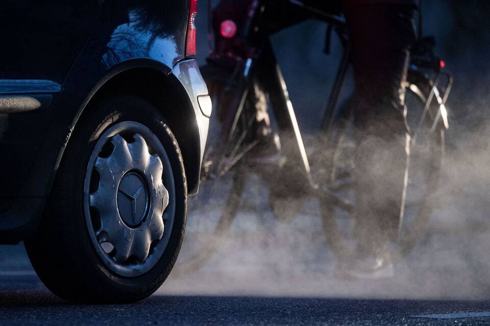 Dieselabgase im Verkehr