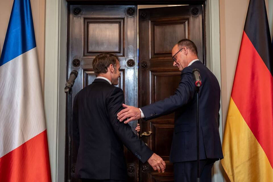 Kanzler Merz empfängt Frankreichs Präsident Macron Kanzler Merz empfängt Frankreichs Präsident Macron