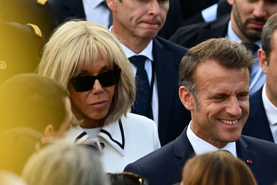 Emmanuel und seine Frau Brigitte Macron Emmanuel und seine Frau Brigitte Macron
