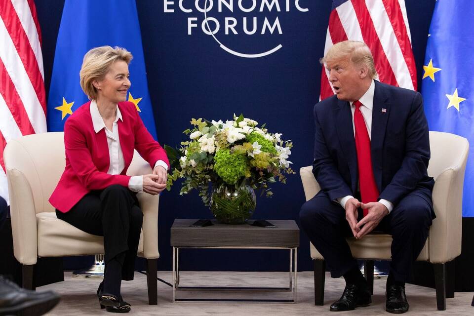 Von der Leyen und Trump