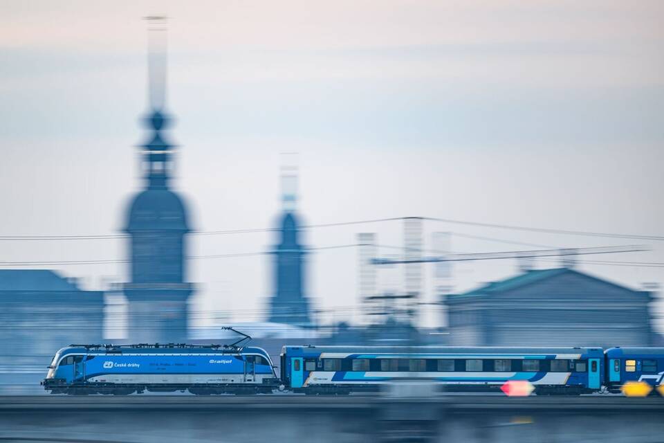 Eurocity-Zug aus Tschechien Eurocity-Zug aus Tschechien