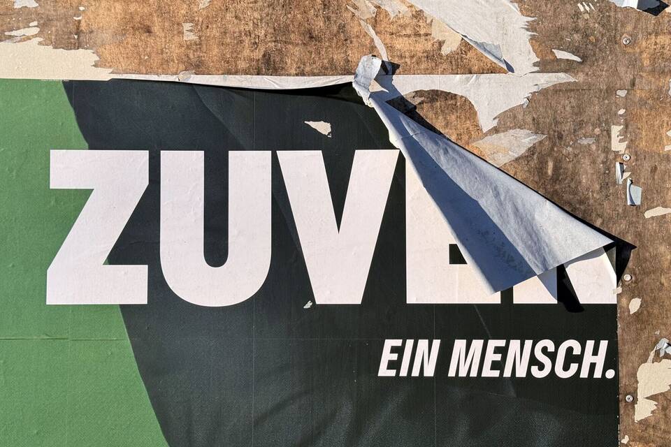Vandalismus an Wahlplakaten