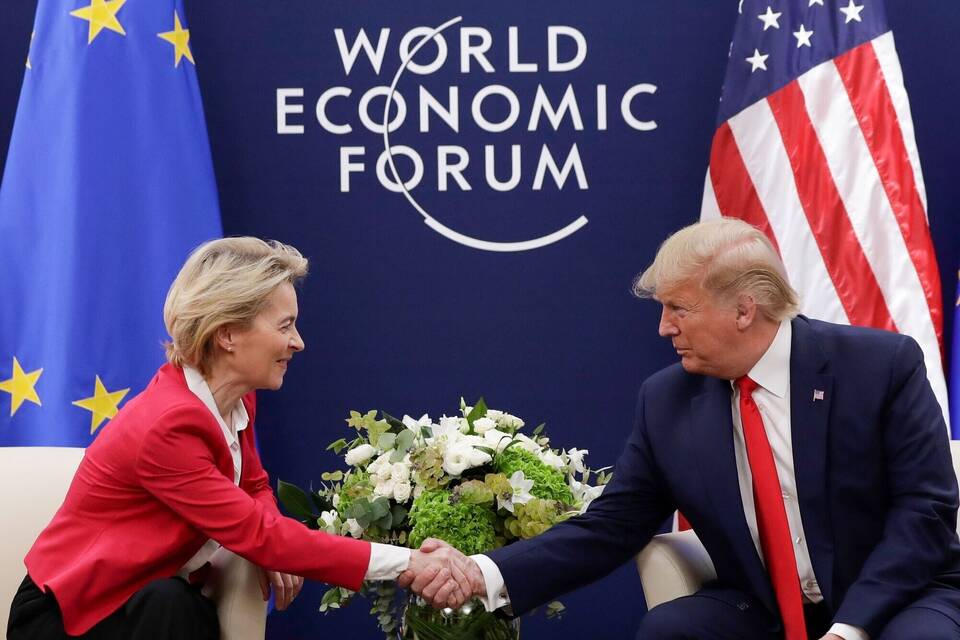Von der Leyen und Trump 